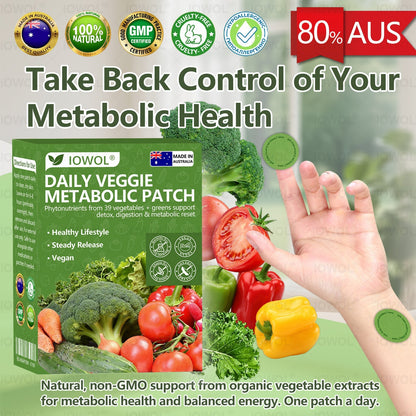 🥦𝐎𝐟𝐟𝐢𝐜𝐢𝐚𝐥 𝐒𝐭𝐨𝐫𝐞 | 𝐈𝐎𝐖𝐎𝐋® 𝐃𝐚𝐢𝐥𝐲 𝐕𝐞𝐠𝐞𝐭𝐚𝐛𝐥𝐞 𝐌𝐞𝐭𝐚𝐛𝐨𝐥𝐢𝐜 𝐏𝐚𝐭𝐜𝐡 𝐮𝐬𝐞𝐬 𝐨𝐫𝐠𝐚𝐧𝐢𝐜 𝐯𝐞𝐠𝐞𝐭𝐚𝐛𝐥𝐞 𝐞𝐱𝐭𝐫𝐚𝐜𝐭𝐬 𝐚𝐧𝐝 𝐩𝐡𝐲𝐭𝐨𝐧𝐮𝐭𝐫𝐢𝐞𝐧𝐭𝐬 𝐟𝐫𝐨𝐦 𝟑𝟗 𝐯𝐞𝐠𝐞𝐭𝐚𝐛𝐥𝐞𝐬 + 𝐠𝐫𝐞𝐞𝐧𝐬 𝐭𝐨 𝐬𝐮𝐩𝐩𝐨𝐫𝐭 𝐝𝐞𝐭𝐨𝐱, 𝐝𝐢𝐠𝐞𝐬𝐭𝐢𝐨𝐧 & 𝐦𝐞𝐭𝐚𝐛𝐨𝐥𝐢𝐜 𝐫𝐞𝐬𝐞𝐭, 𝐚𝐧𝐝 𝐛𝐨𝐨𝐬𝐭 𝐞𝐧𝐞𝐫𝐠𝐲 𝐟𝐨𝐫 𝐚𝐥𝐥-𝐝𝐚𝐲 𝐰𝐞𝐥𝐥𝐧𝐞𝐬𝐬.